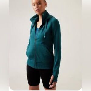 NWT - Athleta Deep Blue/Teal Triumph Hoodie